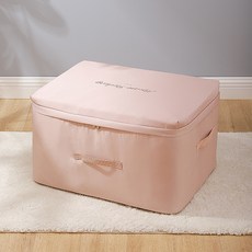 마이홈 파스텔핑크 옷이불 수납 정리함, 핑크, 1개