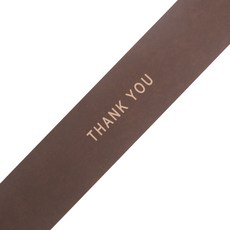 아이엔피 데코띠지 THANK YOU, 브라운, 100개