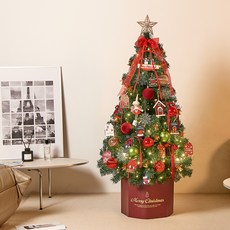 Housence Jeunis聖誕樹PET全組, 酒紅色, 1.4m