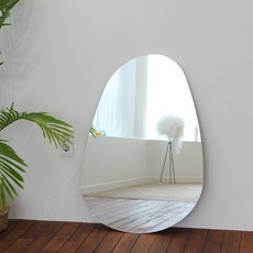 Awesomeframe 非對稱芒果壁掛鏡, 無邊框