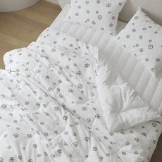 韓國 amante 園藝高密度超細纖維鋪棉被, 手繪黑