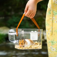 Lanboer 倉鼠冰感移動籠, 透明, 1個