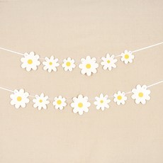 파티짱 데이지 꽃 가랜드, 혼합색상, 1개