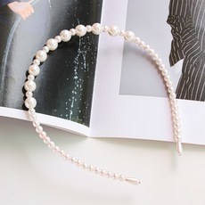 아기코끼리 우아 진주 머리띠