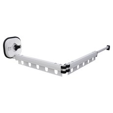 O.Laple 強力吸盤善用空間曬衣架 3層, 白色