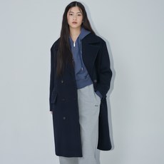 더블유엠엠스튜디오스 여성용 피 롱 울 코트
