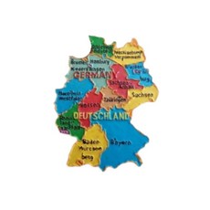 세계 여행 컬렉션 냉장고 자석, 유럽독일지도