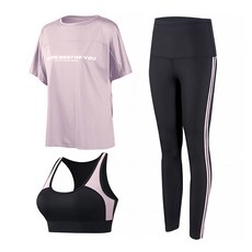 Market A 女士佳透氣健身服 3 件套