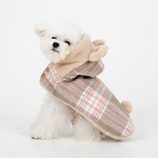 AMYLOVESPET 狗狗斗篷外套, 02 棕色, 1個