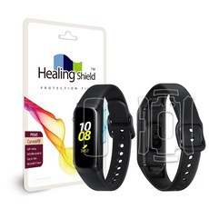 Healing Shield Galaxy Fit高光澤保護膜+側面保護膜, 混合色, 1套