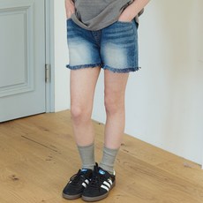 에스엠투 컷팅 데님 반바지