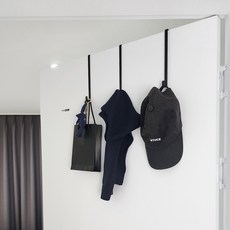 노바리빙 문걸이 후크, 블랙, 10개