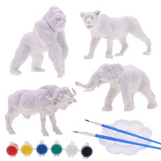 toyco 動物世界著色遊戲 B, 混合色, 1個