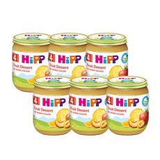 힙 디저트 이유식, 과일, 125g, 6개