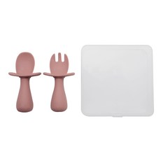 Lalaby 寶寶叉匙組, 紅色, 1組