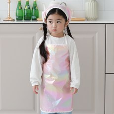 BEBE CHOUETTE 兒童防水圍裙頭巾套組