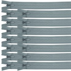 JSTrading 콘솔지퍼 25cm, 10 차콜, 15개