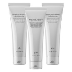 plu 水嫩保濕洗臉慕斯, 100ml, 3條