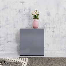 블링 높은 거실장 방문설치, 그레이