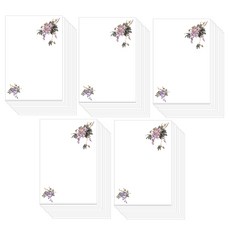 韓國的花書法無字明信片, 100個, 夏季紫藤