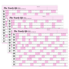 Iciel design 2022年海報日曆, 粉色的, 3個