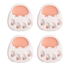 Mond Spot 黏貼式便利廚房用品收納掛架 YT_RB1285_AY, 4個, 粉紅色