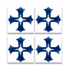 다소 미니멀 레트로 홈 카페 데코 타일 30 x 30 cm, RHC-312, 4개