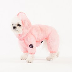 퍼피엔젤 강아지 시스루 커버롤 OW021, 490 Pink, 1개
