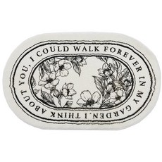 THE ZAKKA 摩登復古風格防滑浴室腳踏墊 M, 混合色, 1個