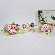 해피365 납골당 미니꽃다발 3p, 혼합색상