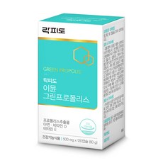 락피도 이뮨 그린프로폴리스 60g, 120정, 1개