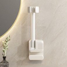 efactory Judy N 可調節角度免持吹風機支架, 白色, 1個