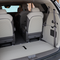 차팡 하이브리드 페리호환 차박 트렁크매트 풀커버 + 도어매트 세트 스피커 무, 코튼베이지, 기아 카니발 KA4 7인승 2세대SS