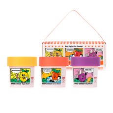 UglyLovely Little Travelers柚子 + 胡蘿蔔 + 無花果泥面膜組, 1個