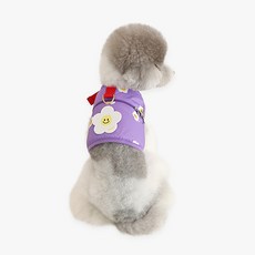 ITS DOG 狗狗冰棒涼感胸背帶, 紫色雛菊, 1個
