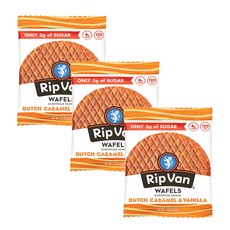 Rip Van 華夫餅 荷蘭焦糖&香草風味, 33g, 3包