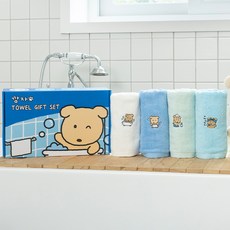 Kkamja 日用毛巾 30支 150g 棉紗 4件組, 1套, 混色