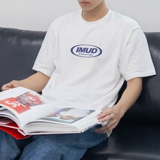 프린트스타 남성용 통기성 베이직 17수 면 여름 반팔 티셔츠 IMUD_16