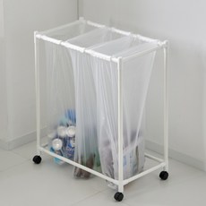 dOLEE FUN BASIS Frilly 分類回收桶, 白色