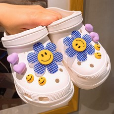 雛菊微笑花洞洞鞋鞋扣2件組 5款