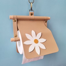 카리스 가죽 스토리지 롤 휴지 케이스, A04