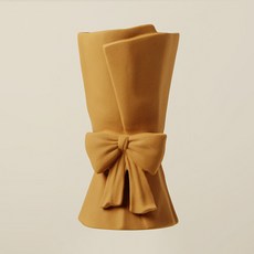 緞帶花束花盆, 黃色