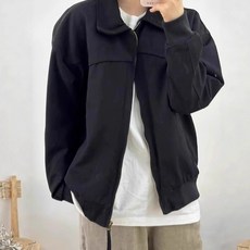 JTL 男款領口撞色設計飛行夾克