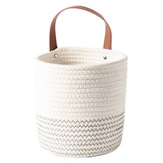 All about 壁掛式花盆籃, 白黑色, 1個