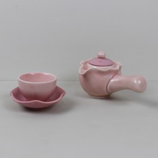 Dalsogum 韓國產陶瓷茶杯茶壺 花紋 單人茶道組