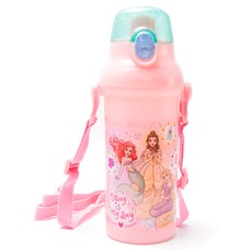 Skater Disney迪士尼一鍵式手提水壺 PSB5SANAG, 迪士尼公主, 480ml