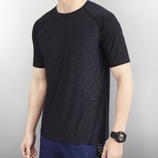 男款DM圖案運動跑步短袖T恤