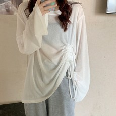 안다로미 여성용 플렌 아이스긴팔 티셔츠
