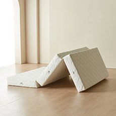 웰퍼니쳐 멜로우 3단 토퍼, 베이지, 14cm