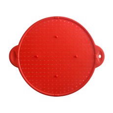 Lissi商店 矽膠防油濺平底鍋蓋 紅色, 32 x 28 厘米, 1個